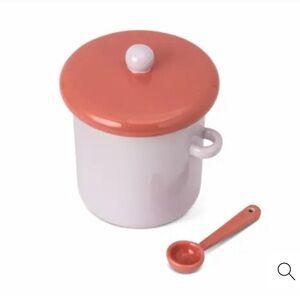 Core Ceramic Jar with Spoon